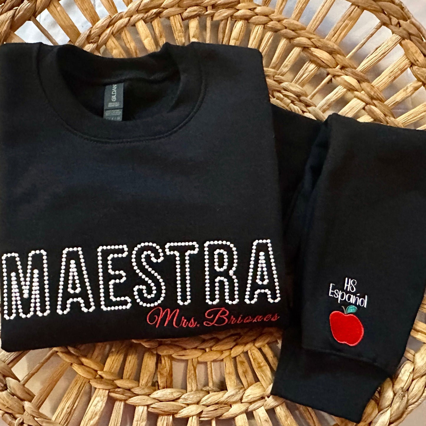 Dotted Teacher Sweatshirt